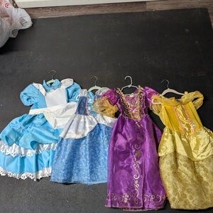 Kids Princess Costume Set - Blue, Purple, Yellow